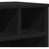  Stalak za pisač s kotačima crni 41x32x34,5 cm | shoptok.hr