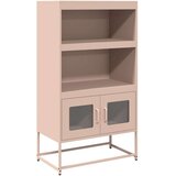 vidaXL Visoka ploča ružičasta 68x39x123 cm čelik | shoptok.hr