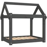  Krevet za pse sivi 71 x 55 x 70 cm od masivne borovine | shoptok.hr