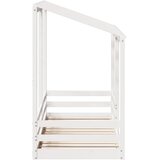  Dječji krevet s krovom bijeli 75 x 190 cm od masivne borovine | Eponuda.com