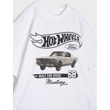 Sinsay Pamučna oversize majica s printom Hot Wheels | shoptok.hr