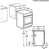 Aeg CCB54091BW Samostojeci štedilnik 50 cm z keramicno plošco 943005675 | Shoptok.si