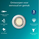 Philips ugradna stropna svetiljka PERIDOT 1xGU10/7W/230V srebrna | Eponuda.com