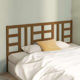  Posteljno vzglavje medeno rjavo 206x4x100 cm trdna borovina, (20647288) | Shoptok.si