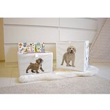 Butter Kings Bijeli tekstilni organizator za dječje igračke 32x32x32 cm The Cutest Ones – | shoptok.hr