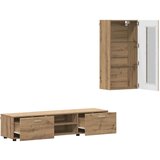  Set TV komoda s ladicama Umjetnički hrast Konstruirano drvo | shoptok.hr