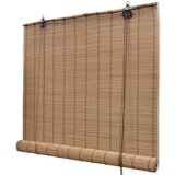 vidaXL Rolo zavjesa od bambusa smeđa boja 100 x 160 cm Cijene
