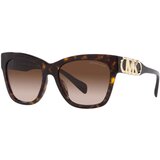 Michael Kors Sončna očala 'Empire Square' konjak / temno rjava | Shoptok.si