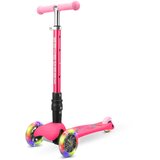 BOLDCUBE Sklopivi trotinet za decu Mala sirena 3 svetleća točka do 50kg roze | Eponuda.com