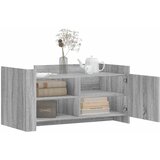  Stolić za kavu siva boja hrasta 100x50x50 cm od drva | shoptok.hr