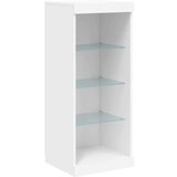  Komoda s LED svjetlima bijela 162 x 37 x 100 cm | shoptok.hr