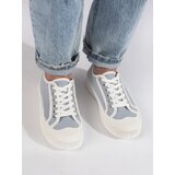 Shelvt Women's light blue platform sneakers | Eponuda.ba