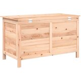 vidaXL zunanja škatla za blazine 99x50x56,5 cm trden les jelke | Shoptok.si