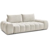 Bobochic Paris Bela sedežna garnitura iz šenilje 278 cm Everest – | Shoptok.si