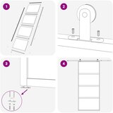  Klizna vrata 76 x 205 cm Kaljeno Staklo i Aluminij | shoptok.hr