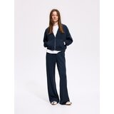 Reserved Bluza s visokim udjelom modalnih vlakana - mornarsko plava | shoptok.hr