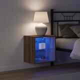  Floating Shelf with LED Light s policom Smeđa 40 x 28,5 x 40 cm | shoptok.hr
