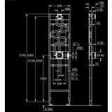Grohe 1039949990 Rapido Shower Frame DUO element za podometno montažo | Shoptok.si