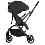 Chipolino dječja kolica s 360° rotacijom sjedala GO TWIST Charcoal | shoptok.hr