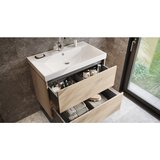 Germania Zidni ormarić za ispod umivaonika u dekoru hrasta u prirodnoj boji 81x65 cm Bodera – | shoptok.hr