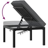  5-dijelni set vrtnih sofa s jastucima crni aluminijski | shoptok.hr