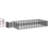  Kavez za pse srebrni 22,99 m² čelični | shoptok.hr