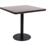 Bistro stol tamnosmeđi 80 x 80 cm MDF Cijene