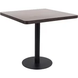 stol tamnosmeđi 80 x 80 cm MDF