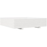  Vrtna sadilica bijela 100x100x26,5 cm od masivne borovine | Eponuda.com