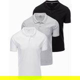 Ombre Set of men's pique knit polo shirts 3-pack | shoptok.hr