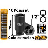  INGCO Nasadni ključevi 10/1 1/2" HKISSD12102L | ePonuda.com