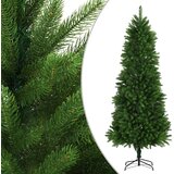 vidaXL Umetna novoletna jekla z realističnimi iglicami 240 cm zelena | Shoptok.si