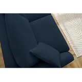 Bobochic Paris Tamno plava sklopiva sofa 235 cm Cezanne – | shoptok.hr