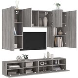 Komplet TV omaric 5-delni siva sonoma inženirski les | Shoptok.si