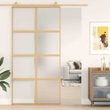  Klizna vrata zlatna 102,5x205 cm matirano staklo ESG i aluminij | shoptok.hr