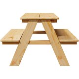  Dječji stol s klupama IRUN 90x79,5x50 cm Masivno drvo | shoptok.hr
