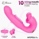 INTOYOU App Series Bimby Bitting & Tapping Vibrator with Remote & App Pink | shoptok.hr