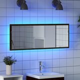  LED kupaonsko ogledalo Zidne Crni hrast 100 x 8,5 x 37 cm Stakl | shoptok.hr