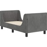  Okvir kreveta za malu djecu s naslonom Tamnosiva 70 x 140 cm | Shoptok.si