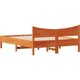  Okvir kreveta bez madraca voštano smeđi 120x190 cm od borovine | shoptok.hr