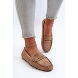EVENTO Classic Women's Suede Moccasins Dark Beige Glimris | Shoptok.si