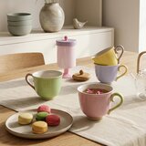 Andrea Fontebasso Jumbo skodelica Colorblock 500ml / modro-rumena / porcelan, (5000267857) | Shoptok.si