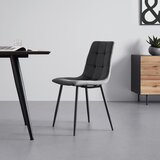 Bessagi Home stol ria, temno siva, žamet | Shoptok.si