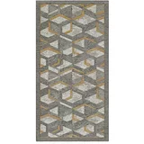 Floorita sivo-zlatna podloga Hypnotik, 55 x 140 cm