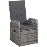 Vrtna jedilna garnitura 7-delna siva, (20760600) | Shoptok.si