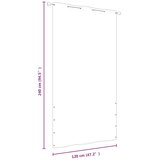 Balkonski zastor crveni 120 x 240 cm od tkanine Oxford | Eponuda.ba