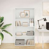 vidaXL Regal za knjige bijeli 80x30x152 cm konstruirano drvo | shoptok.hr