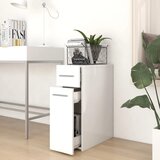 Ormarić za lijekove bijeli 20 x 45,5 x 60 cm konstruirano drvo | shoptok.hr