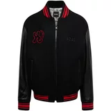 BOSS Black Prehodna jakna 'Munto' rdeča / črna