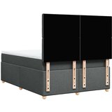  Okvir kreveta s oprugama i madrac svjetlosivi 140x200cm tkanina | shoptok.hr